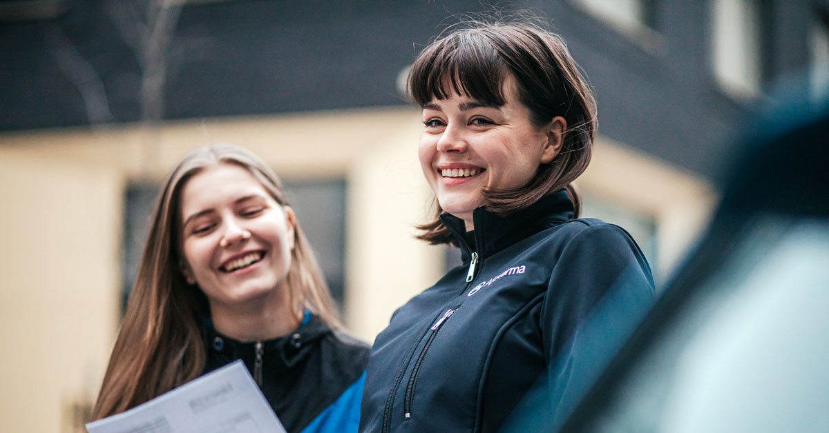 Tutkinnonvastaanottaja ja ajokokelas