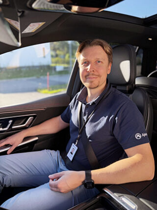 Ajovarman laatupäällikkö Markus Vanhala